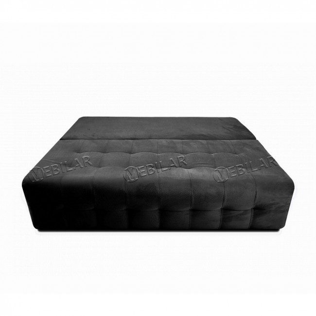 Диван прямой Босс мини еврокнижка 150x200 см черный